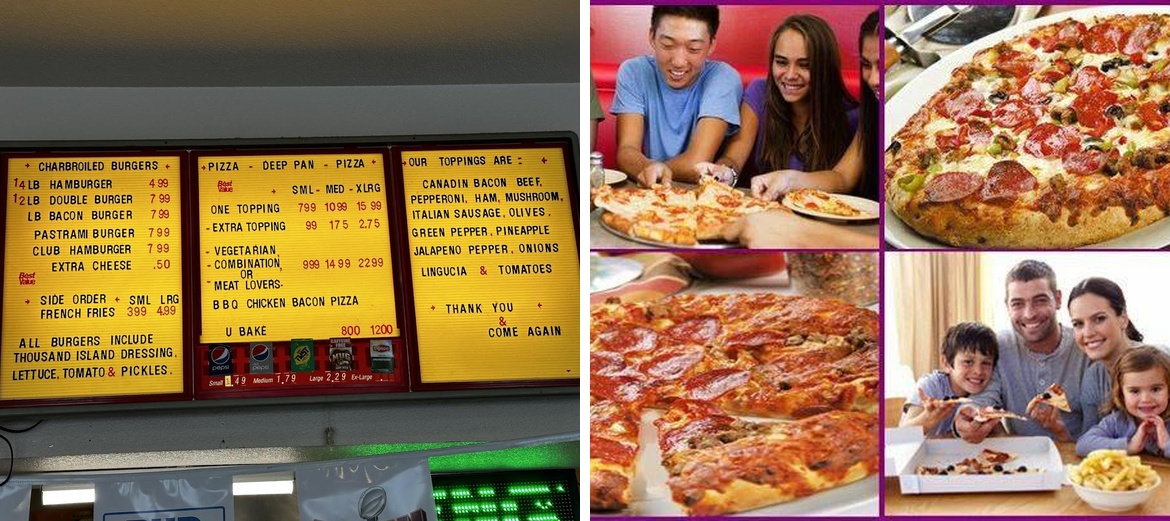 Pizza King Menu
